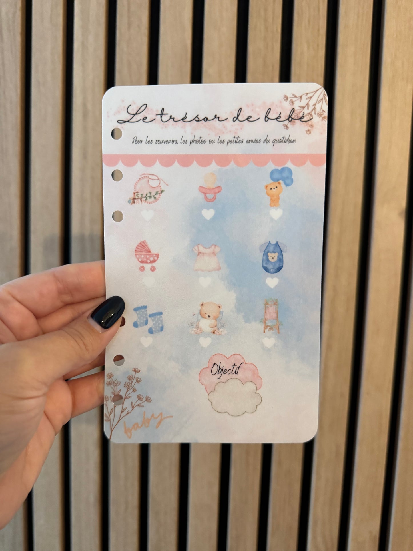 Lot de trackers A6 spécial arrivée de bébé 👶🏻