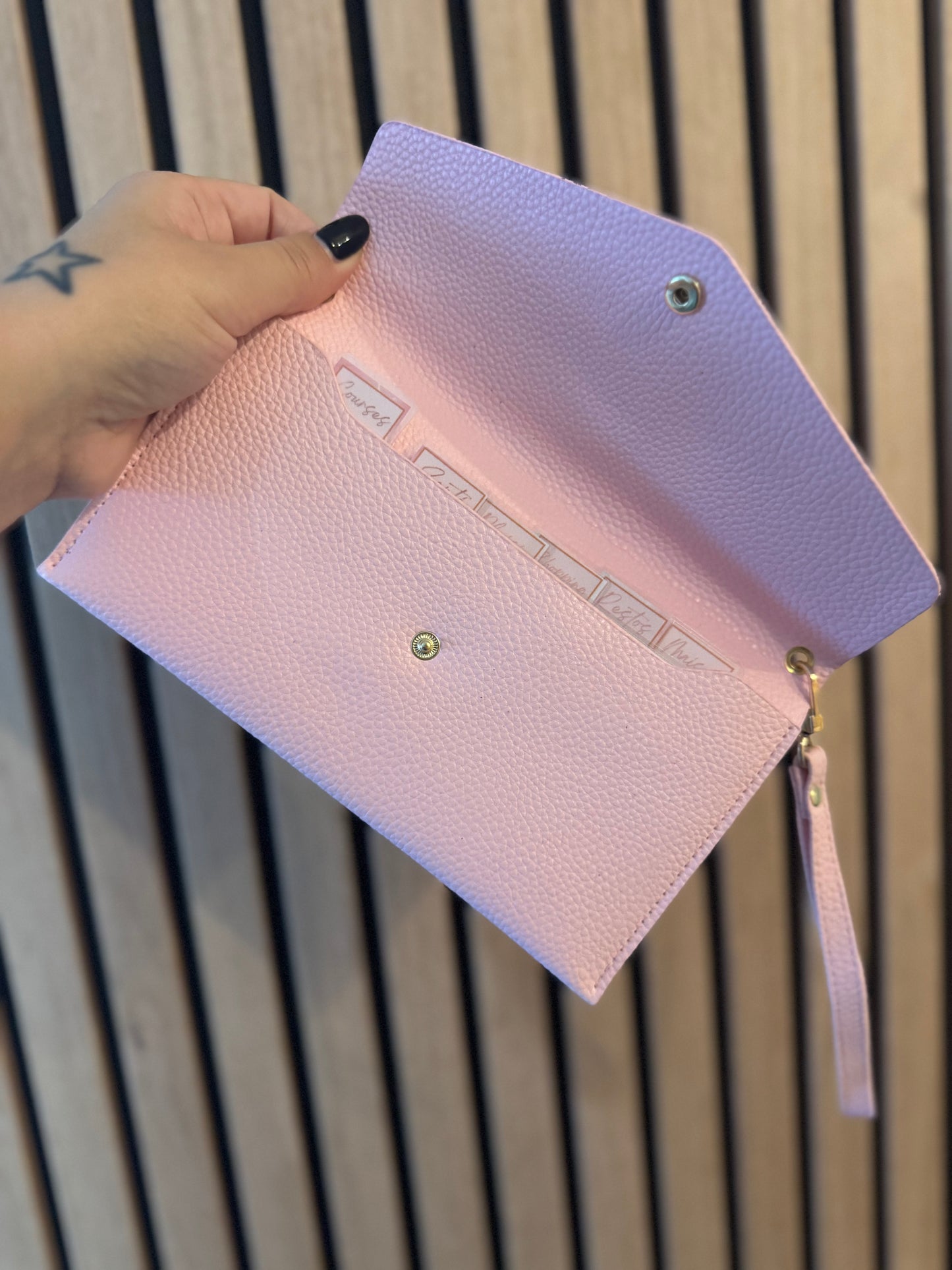 🌷 Pochette pour billets, monnaie & enveloppes portefeuille