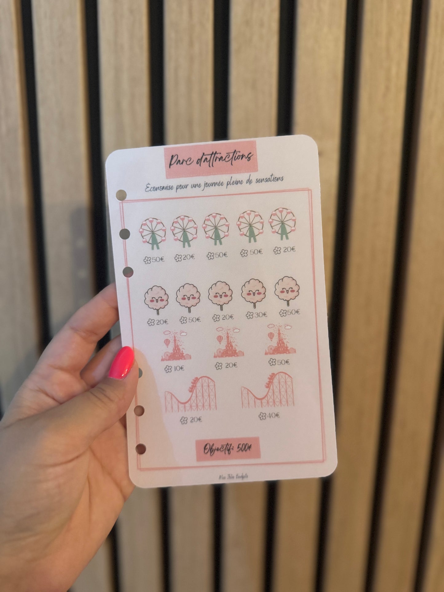 Trackers Défis Perforés Spécial Épargne 🌸