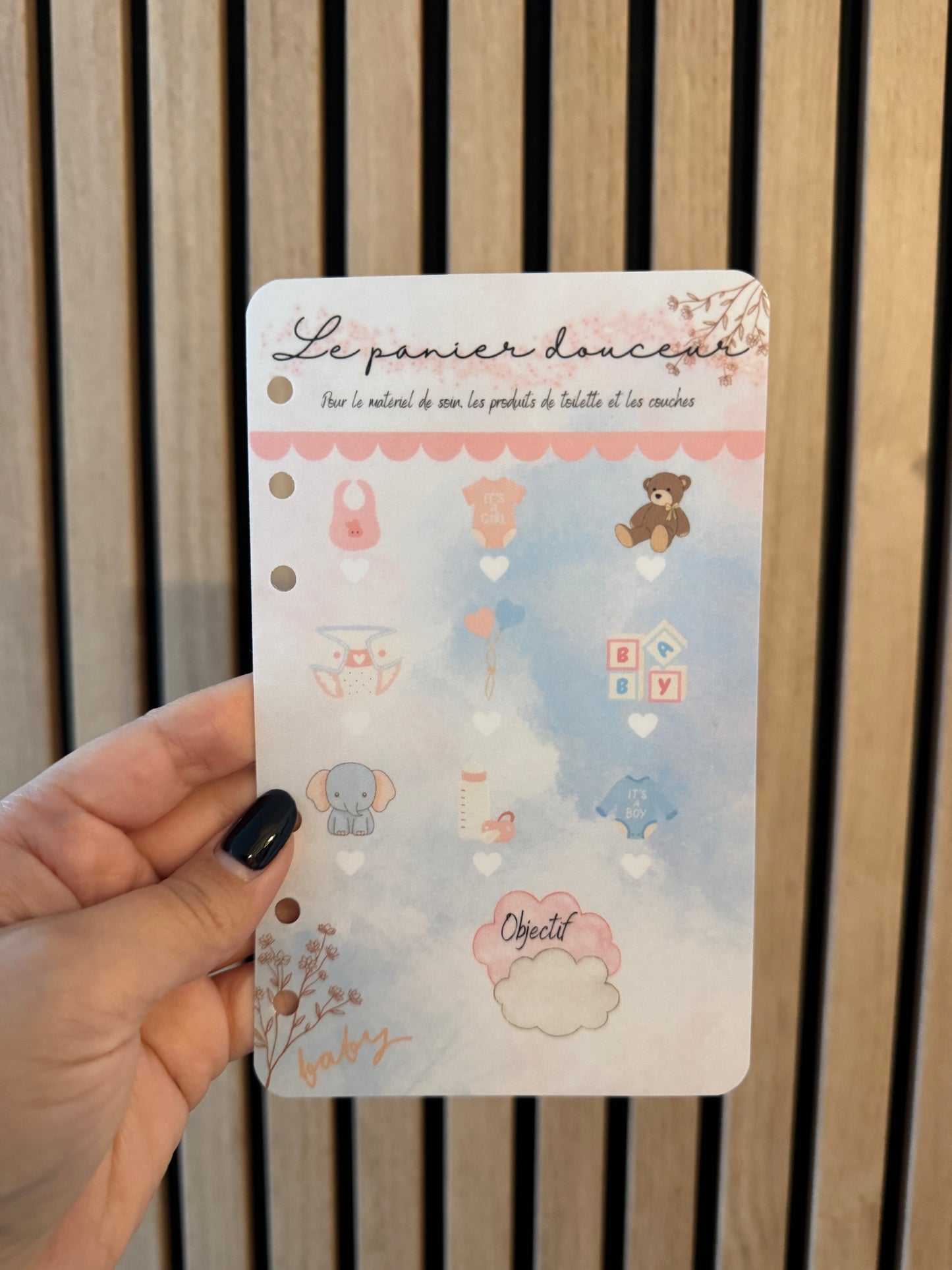 Lot de trackers A6 spécial arrivée de bébé 👶🏻