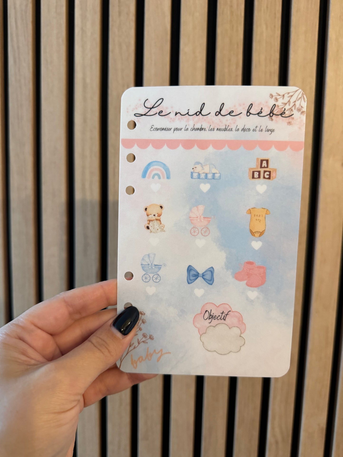 Lot de trackers A6 spécial arrivée de bébé 👶🏻
