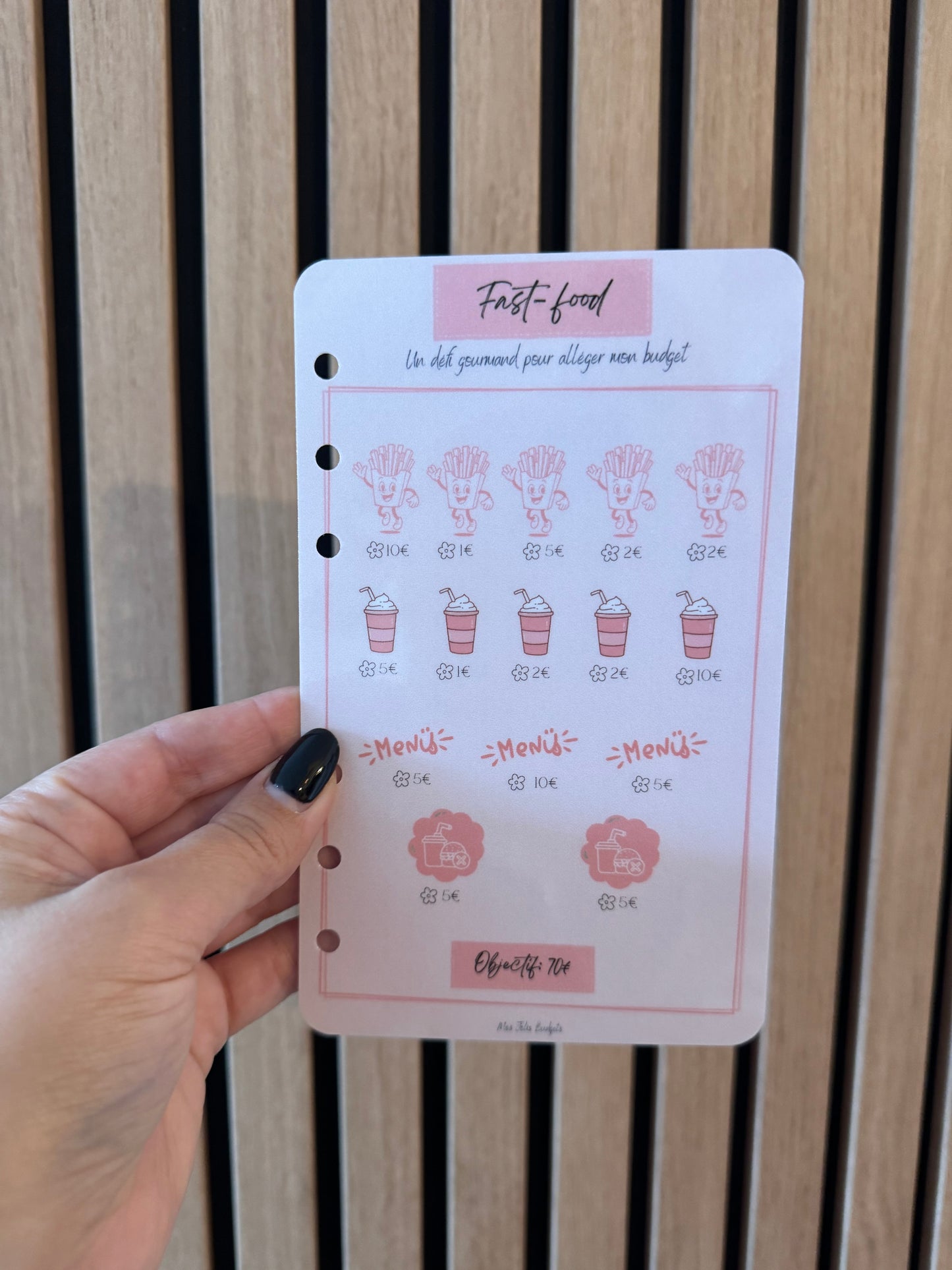 Trackers Défis Perforés Spécial Épargne 🌸