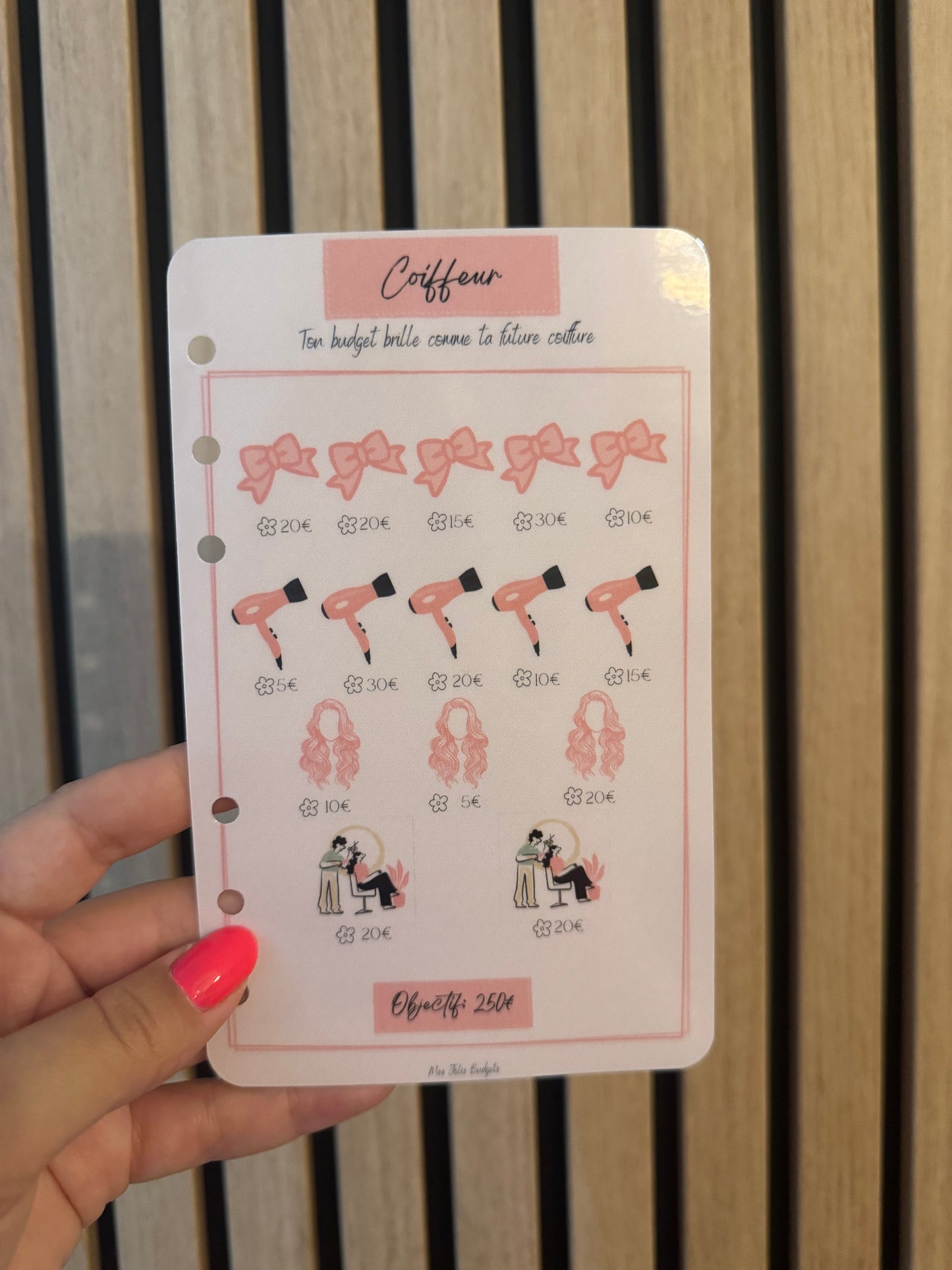 Trackers Défis Perforés Spécial Épargne 🌸