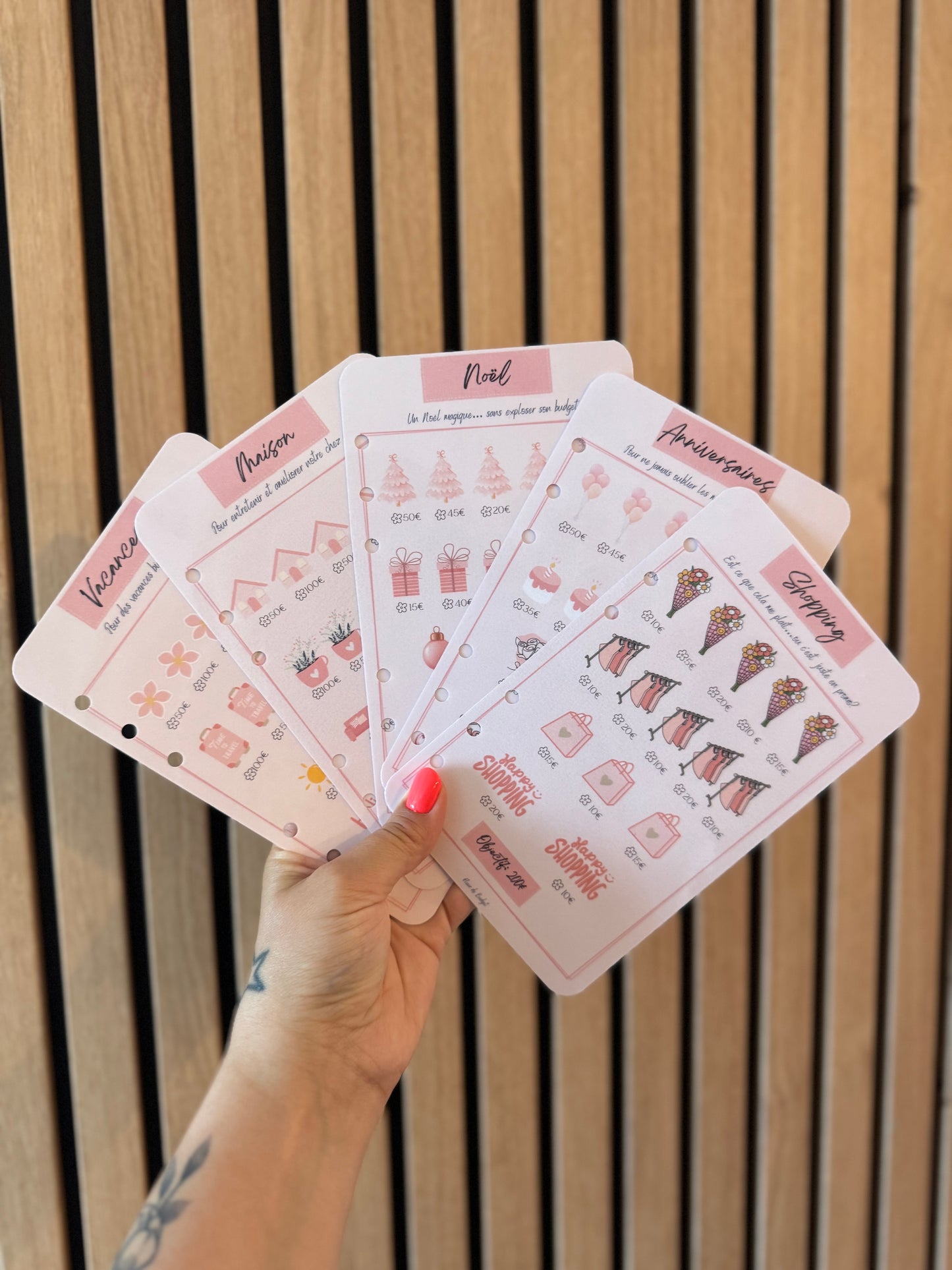 Trackers Défis Perforés Spécial Épargne 🌸