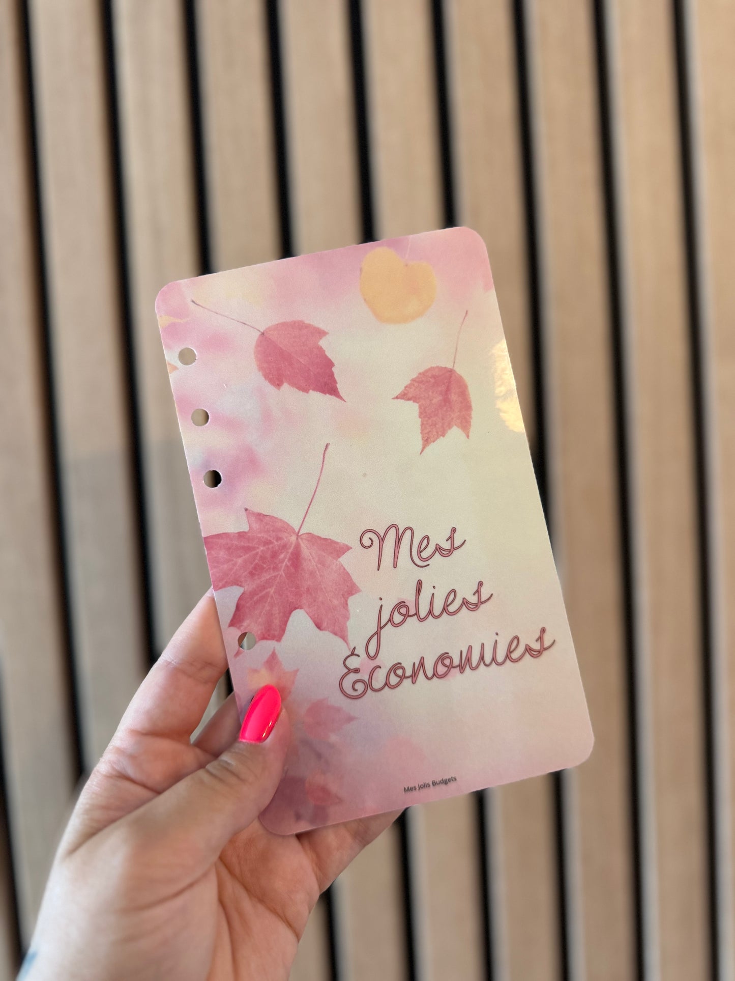 Page de Garde A6 « Couverture » - Feuilles d’automne
