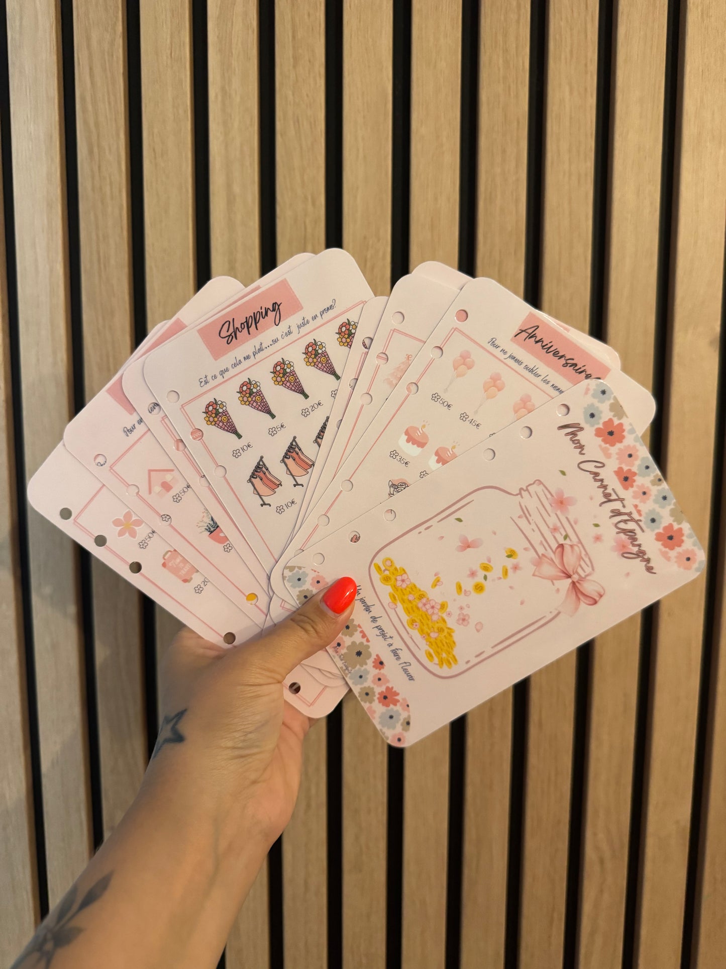 Trackers Défis Perforés Spécial Épargne 🌸