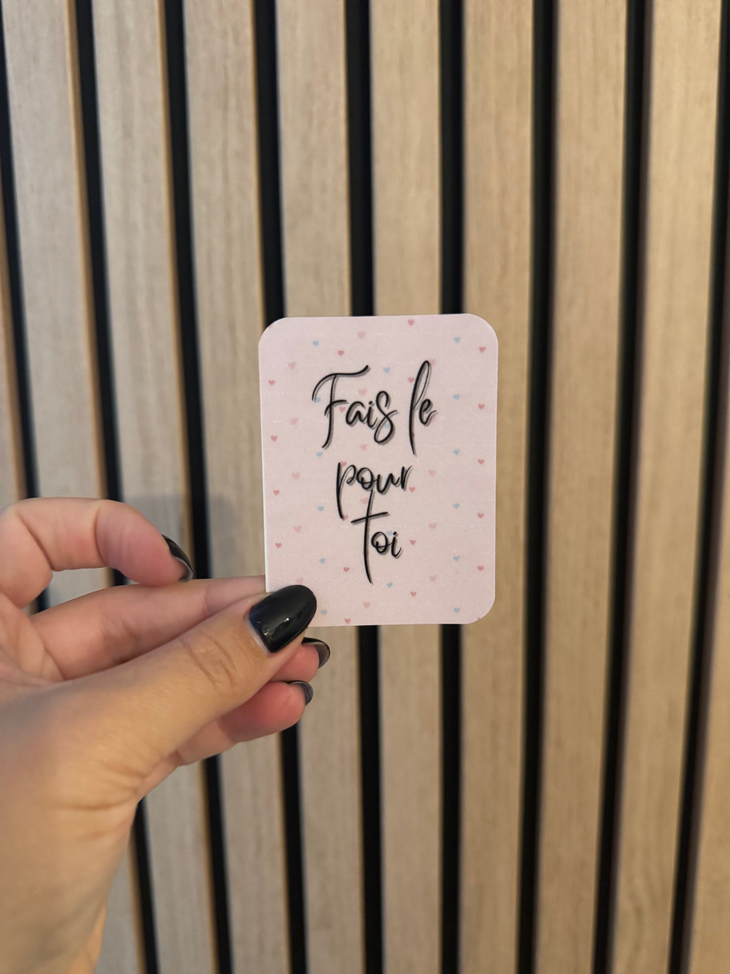 Carte décorative pour classeur 🌸