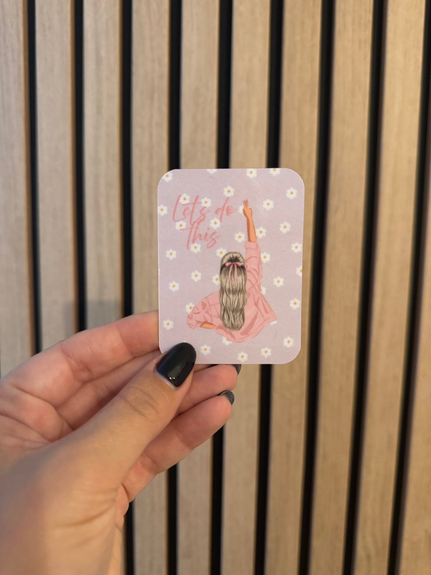 Carte décorative pour classeur 🌸