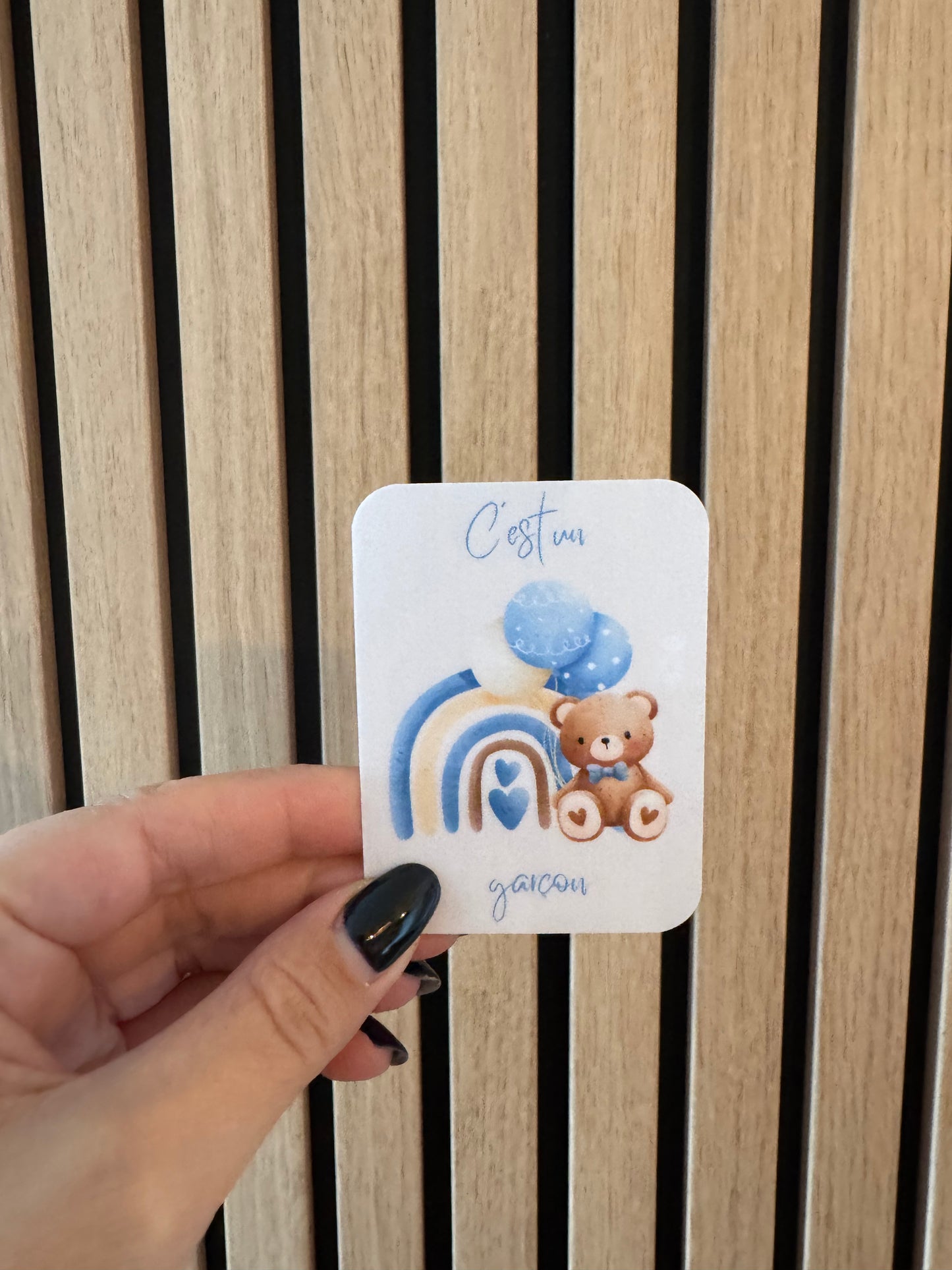 Carte décorative pour classeur 🌸