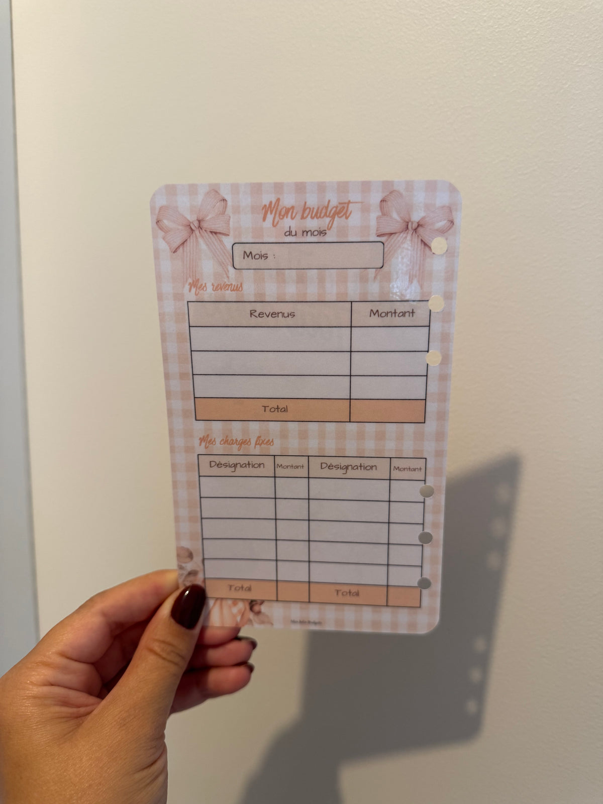 Lot de fiches budget A6 - Mon automne tout doux 🍁