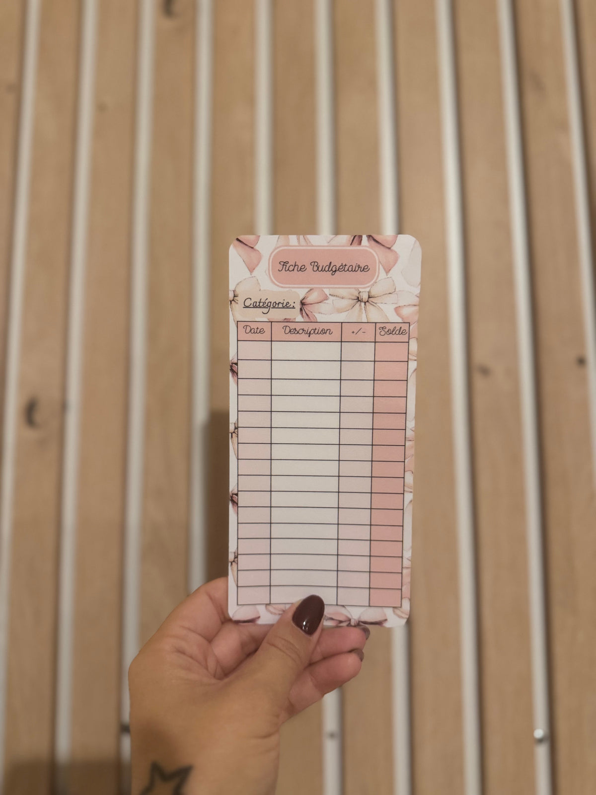 Tracker suivi budgétaire - Douceur de Noeud