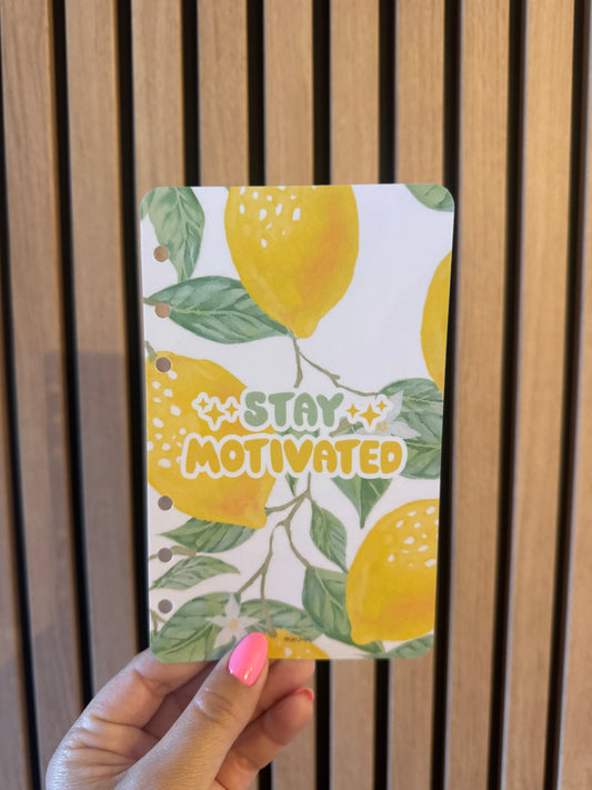 Page de Garde A6 « Couverture » Citrons