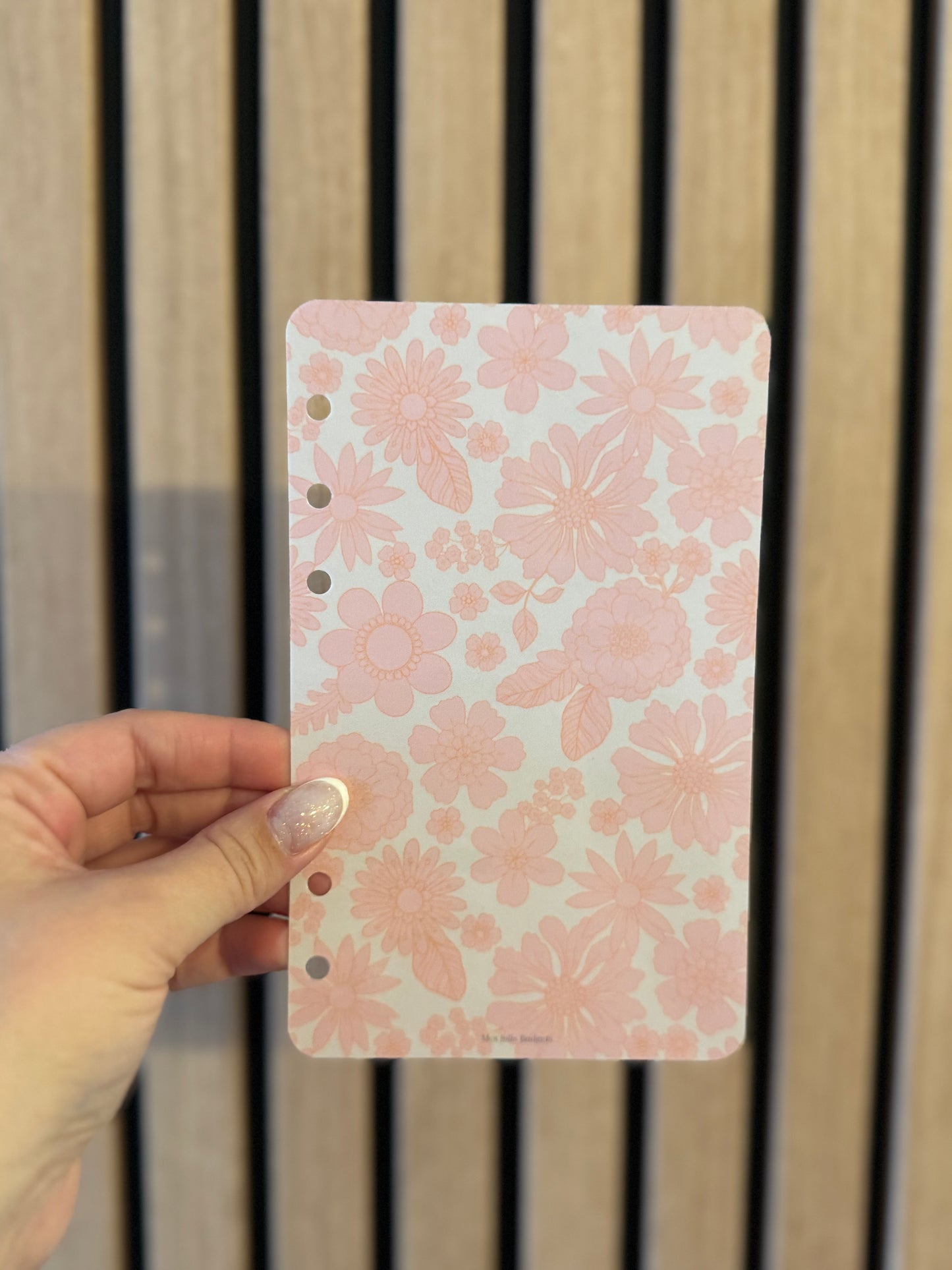 Page de Garde A6 « Couverture » - Blush Rose