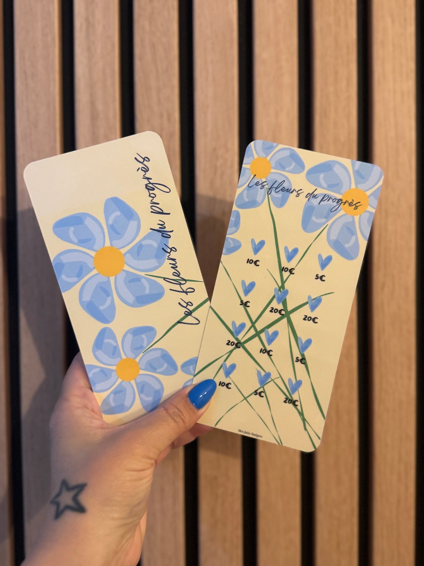 Lot de 2 trackers « Les fleurs du progrès  »