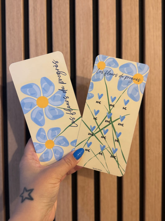 Lot de 2 trackers « Les fleurs du progrès  »