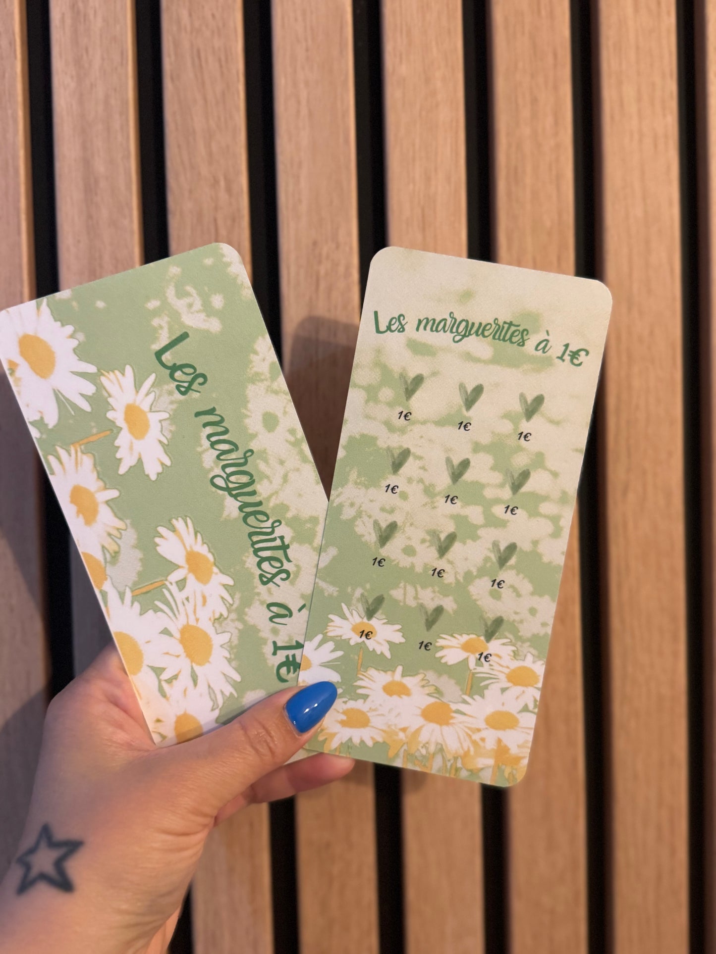Lot de 2 trackers « Les Marguerites à 1€ »