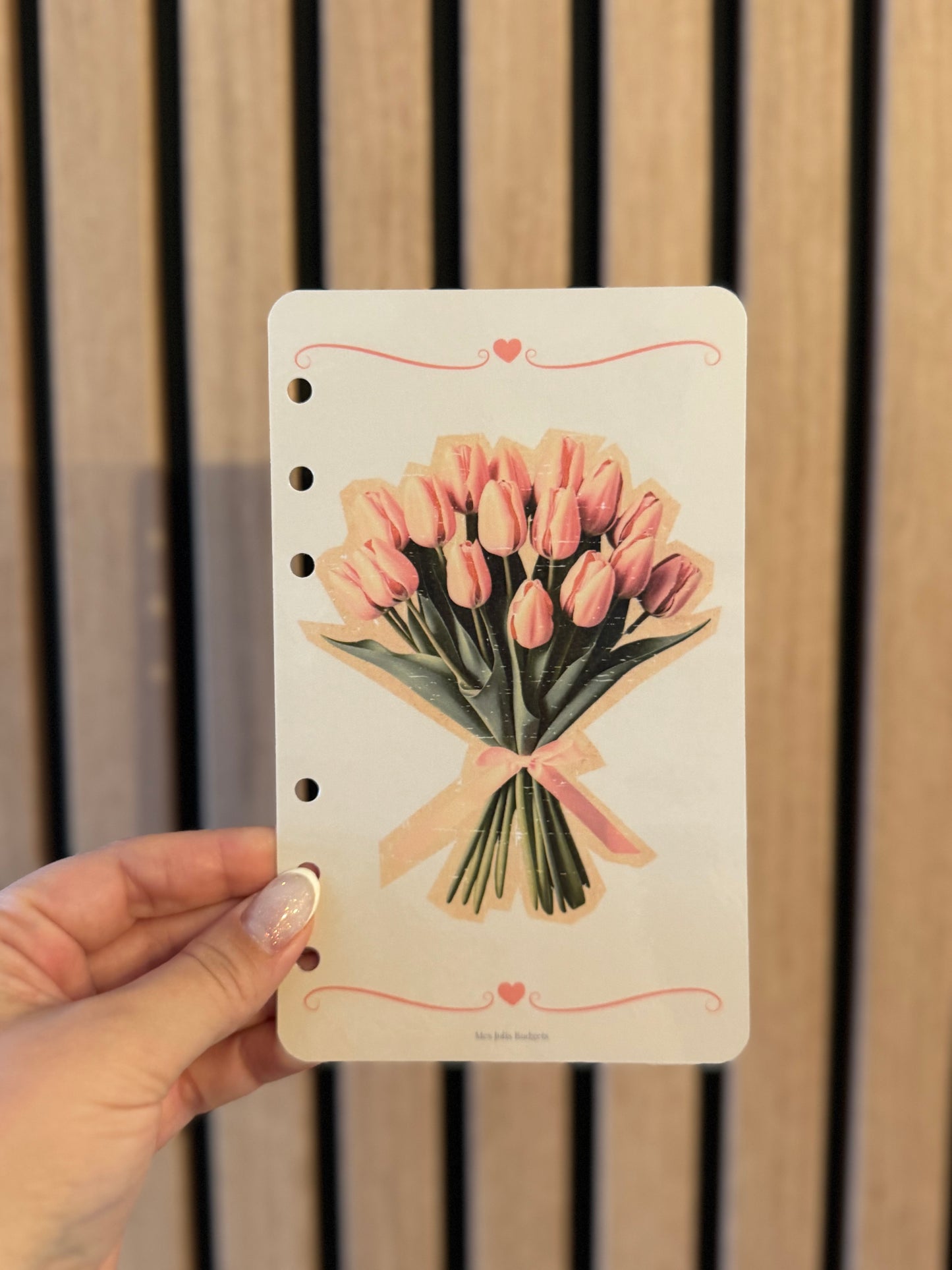 Page de Garde A6 « Couverture » - Bouquet
