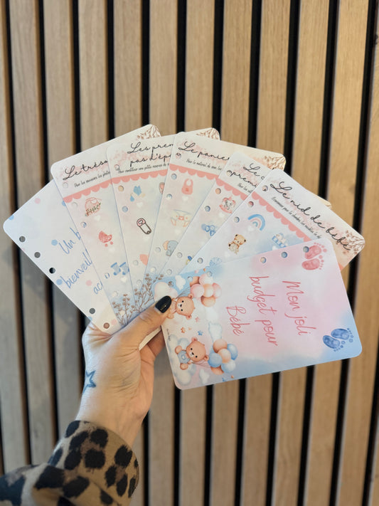 Lot de trackers A6 spécial arrivée de bébé 👶🏻