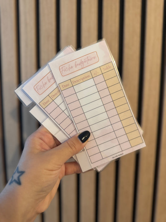 Lot de 6 Enveloppes Portefeuille Personnalisables « Élégance Fleurie »