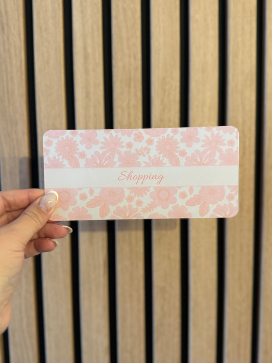 Page de Garde A6 Catégories - Blush Rose