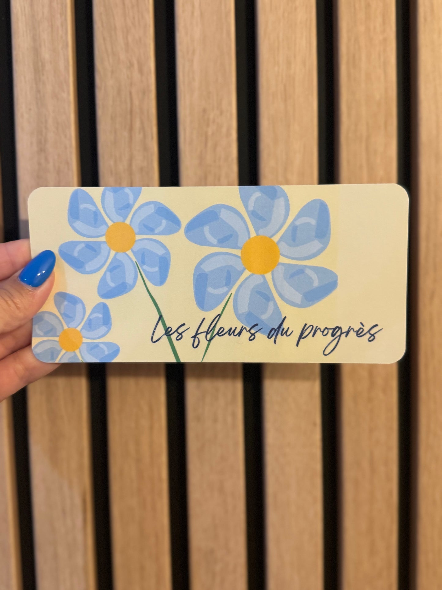 Lot de 2 trackers « Les fleurs du progrès  »