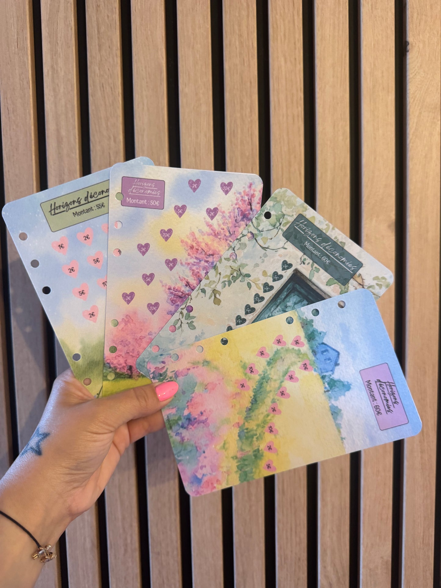 Horizon d’Économies – Lot de 4 Défis d’Épargne (50€ à 60€)