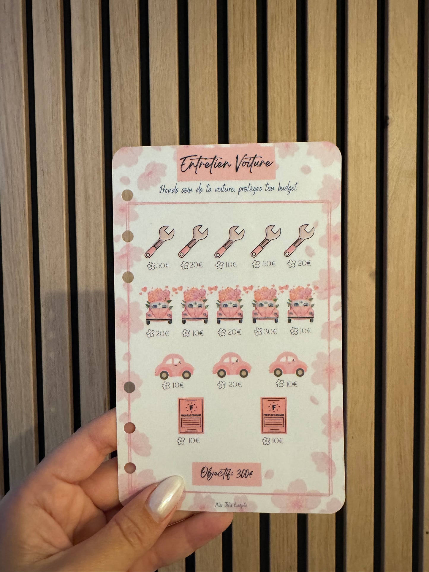 Trackers Défis Perforés Spécial Épargne 🌸