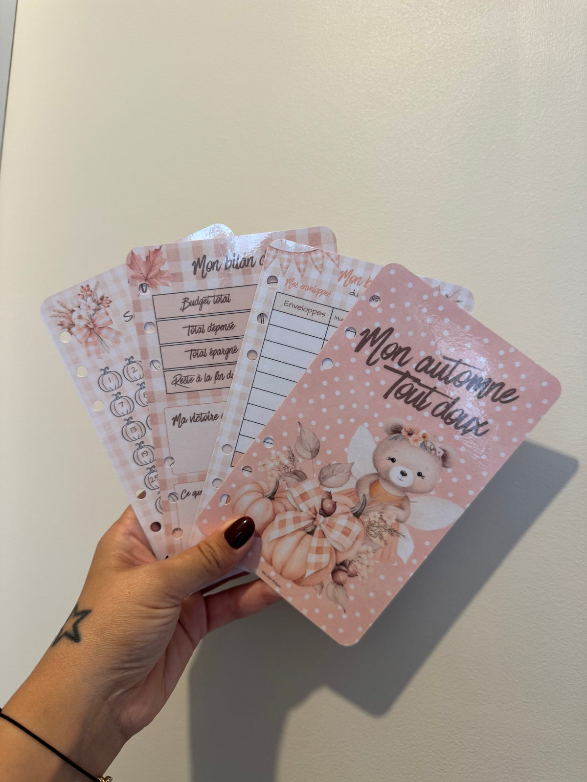Lot de fiches budget A6 - Mon automne tout doux 🍁