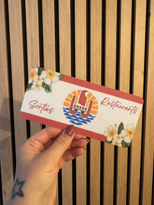 Page de Garde A6 Catégories - Tahiti
