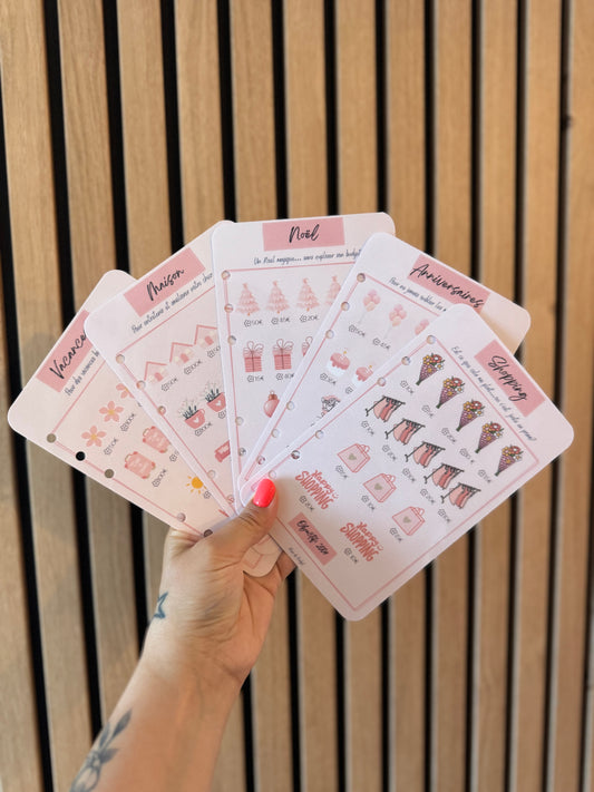 Trackers Défis Perforés Spécial Épargne 🌸