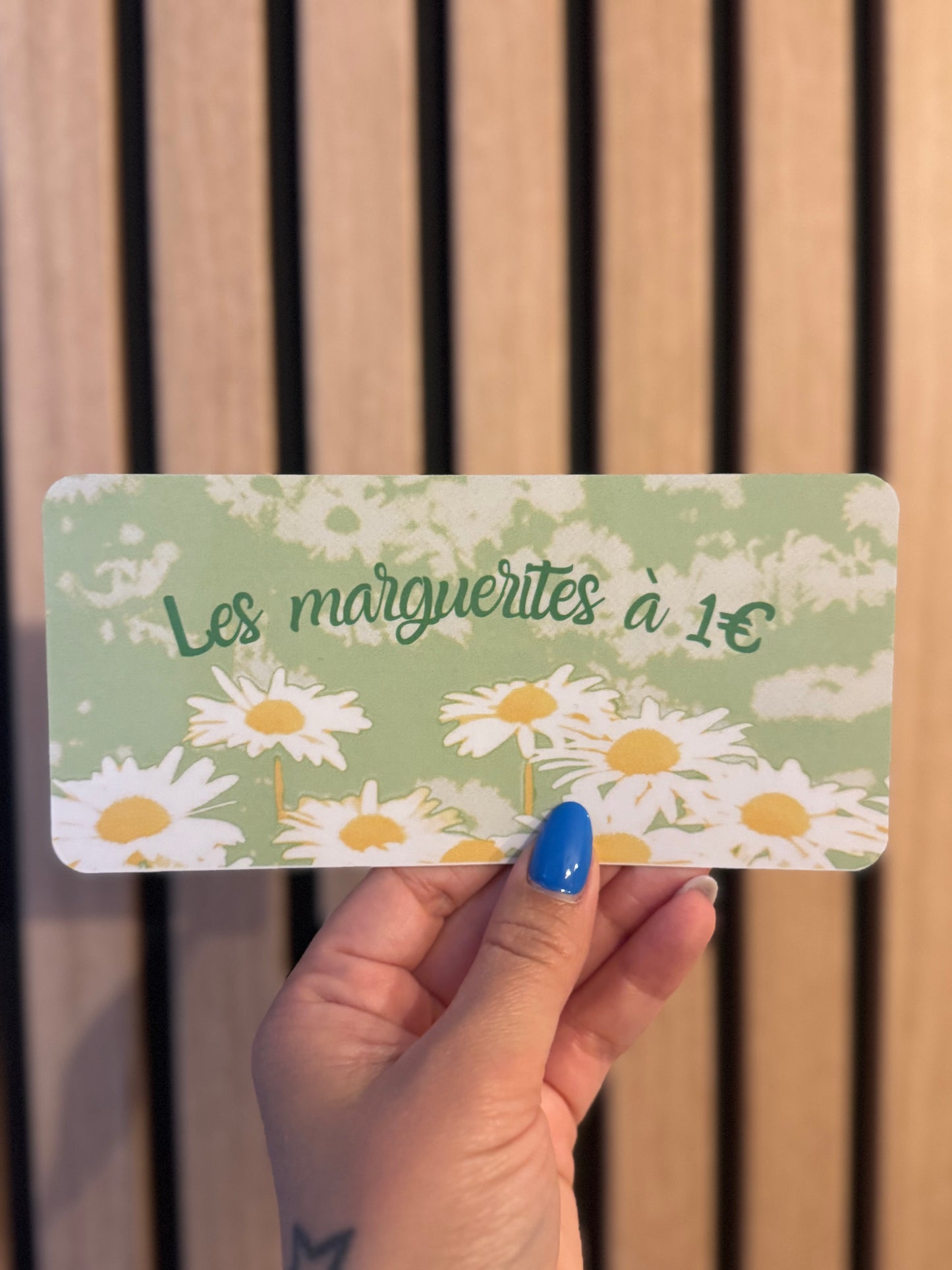 Lot de 2 trackers « Les Marguerites à 1€ »