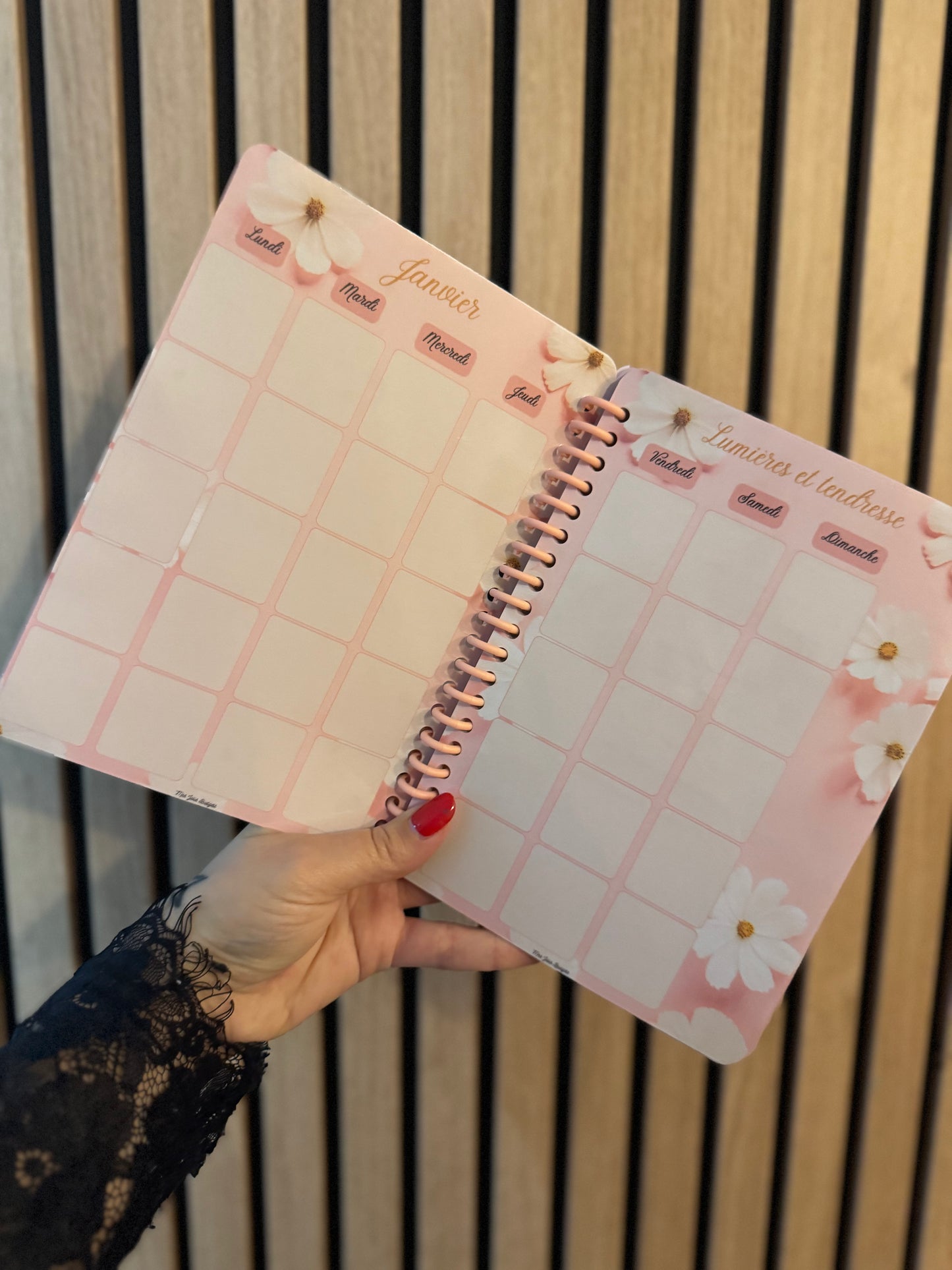 Mon Petit Calendrier A5 - Plastifié et réutilisable 🌸