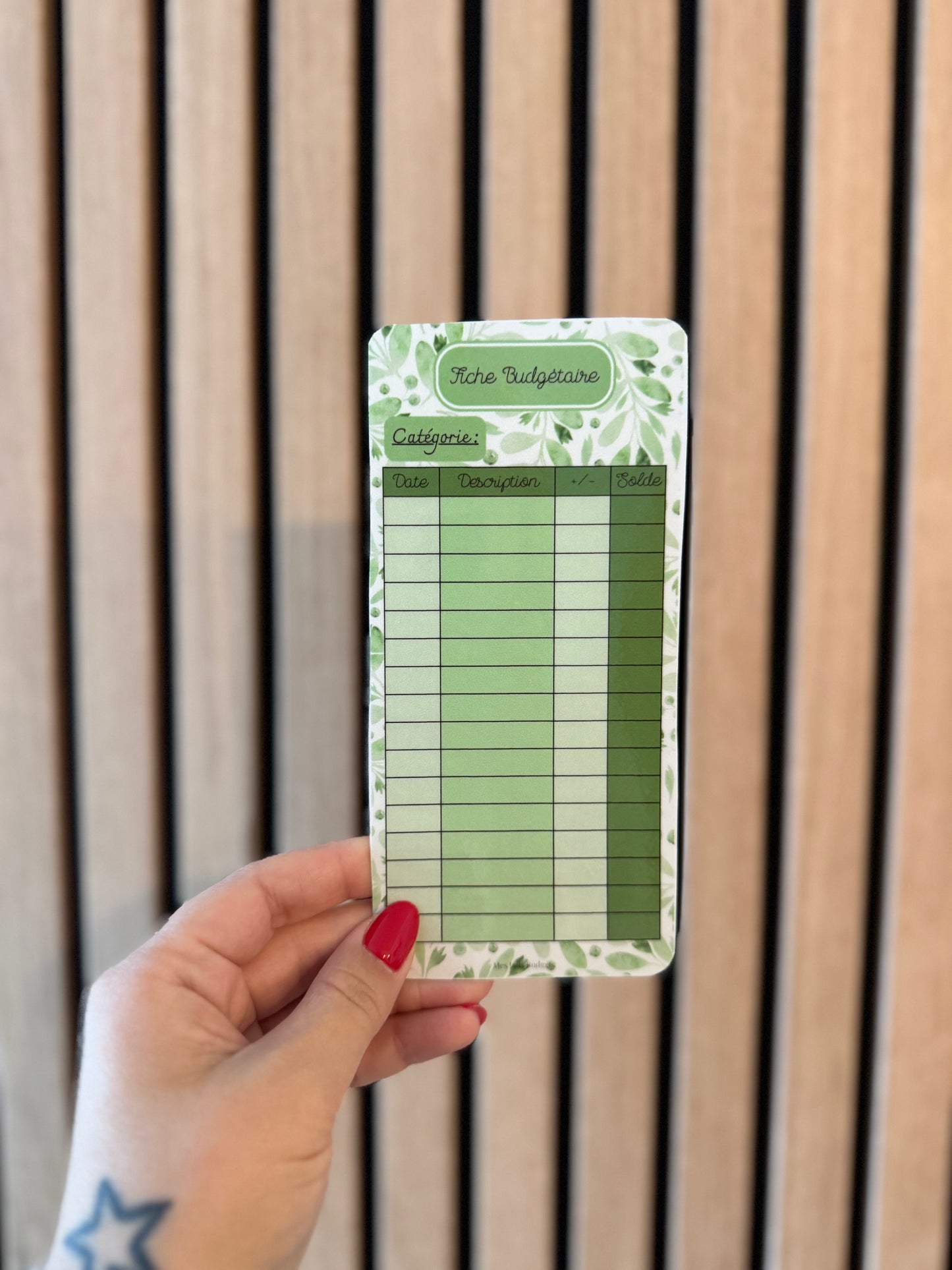 Tracker suivi budgétaire - Feuilles Vertes 🍃