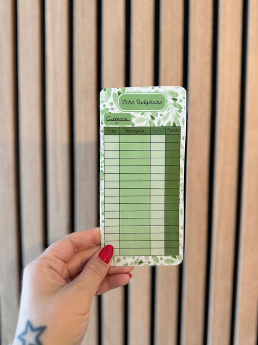 Tracker suivi budgétaire - Feuilles Vertes 🍃
