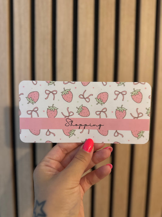 Page de Garde A6 « Catégorie » - Douceur Fraise 🍓
