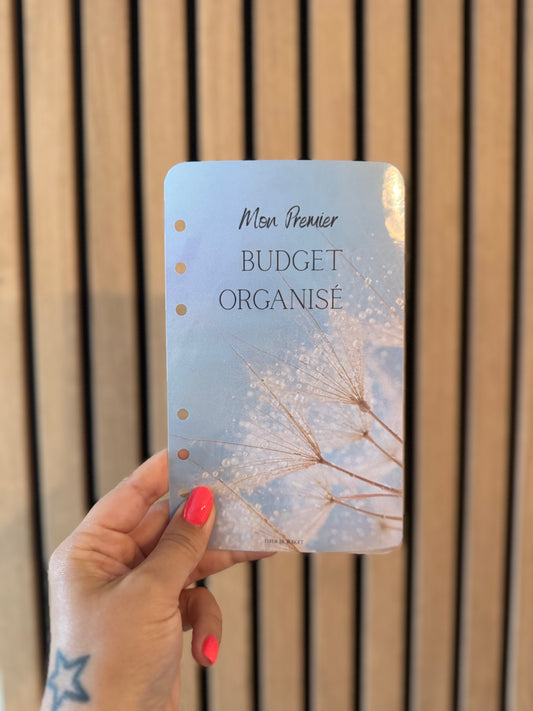 Page de Garde A6 « Couverture »fleurie bleu