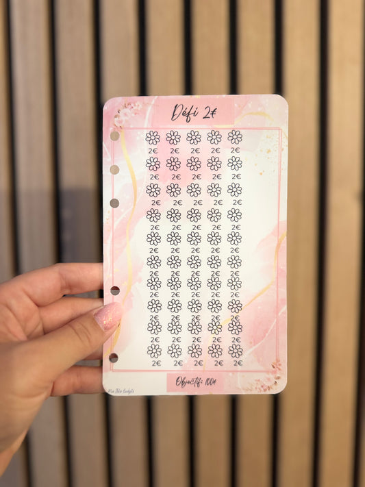 Défis Perforés « Élégance Fleurie » | 1€ , 2€ , 3€