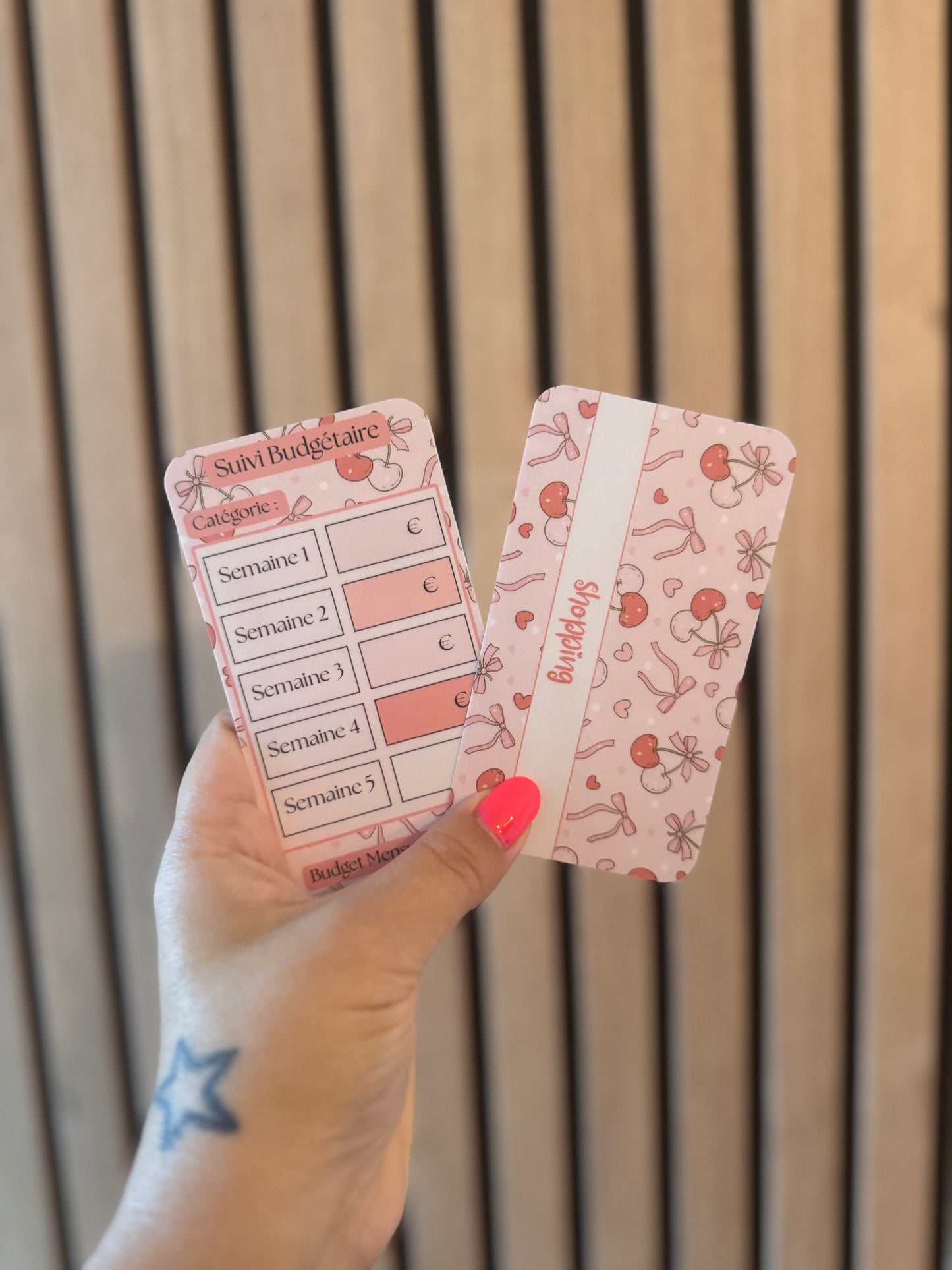 Page de garde A7 « Catégorie » - Cerise 🍒