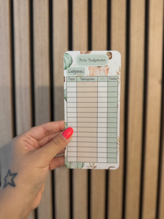 Tracker suivi budgétaire - Citrouilles en douceur