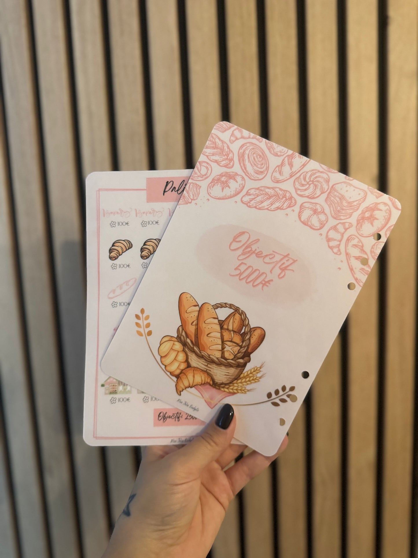 Trackers Épargne Boulangerie ✨ (Lot de 2 Fiches)