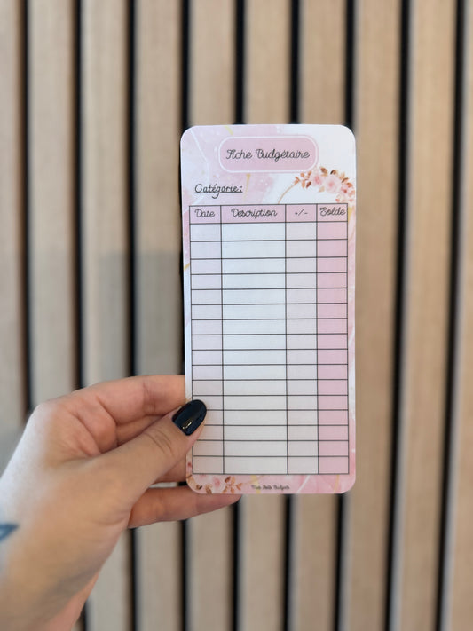 Tracker suivi budgétaire - Élégance Fleurie
