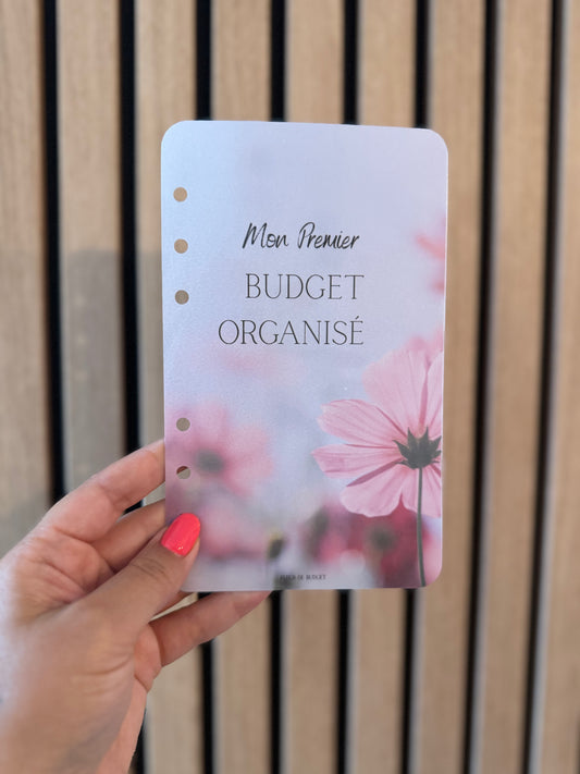 Page de Garde A6 « Couverture »fleurie Rose & Violet