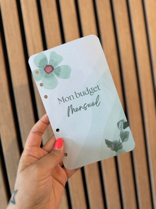 Page de Garde A6 « Couverture » - Harmonie Verte
