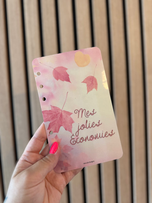 Page de Garde A6 « Couverture » - Feuilles d’automne