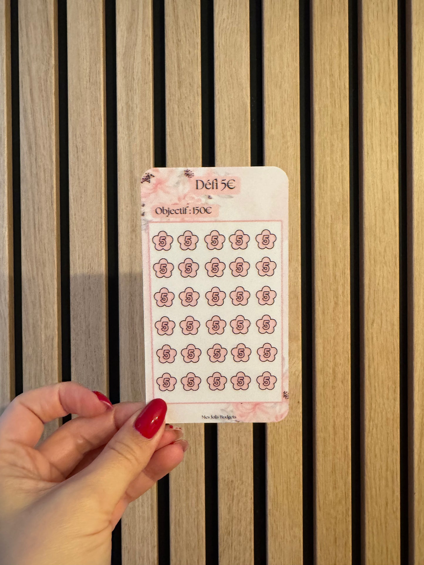 Défis Budget 1€ • 2€ • 5€ – Format A7 🌸