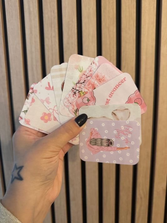 Carte décorative pour classeur 🌸
