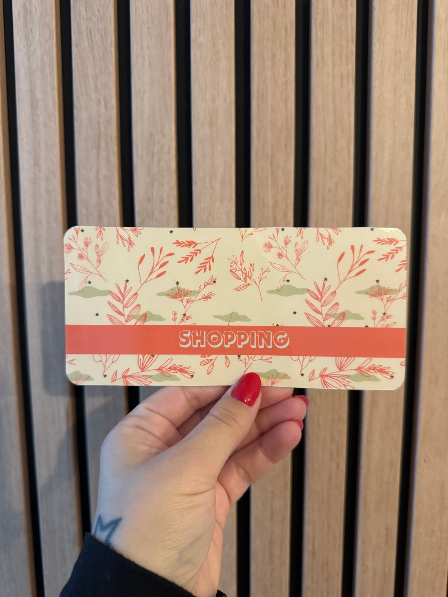 Page de Garde A6 « Catégorie » - Feuillage orange & vert