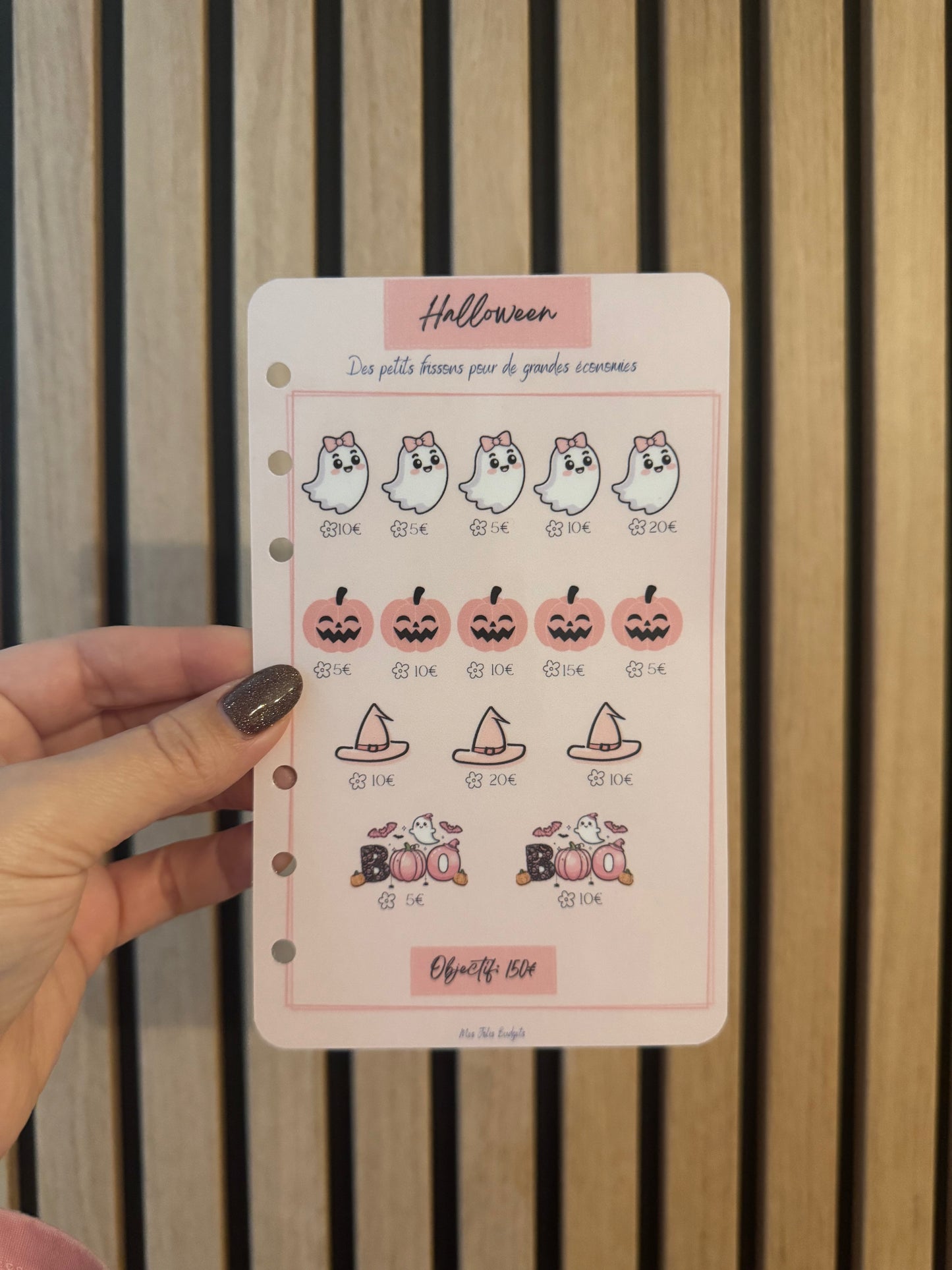 Trackers Défis Perforés Spécial Épargne 🌸