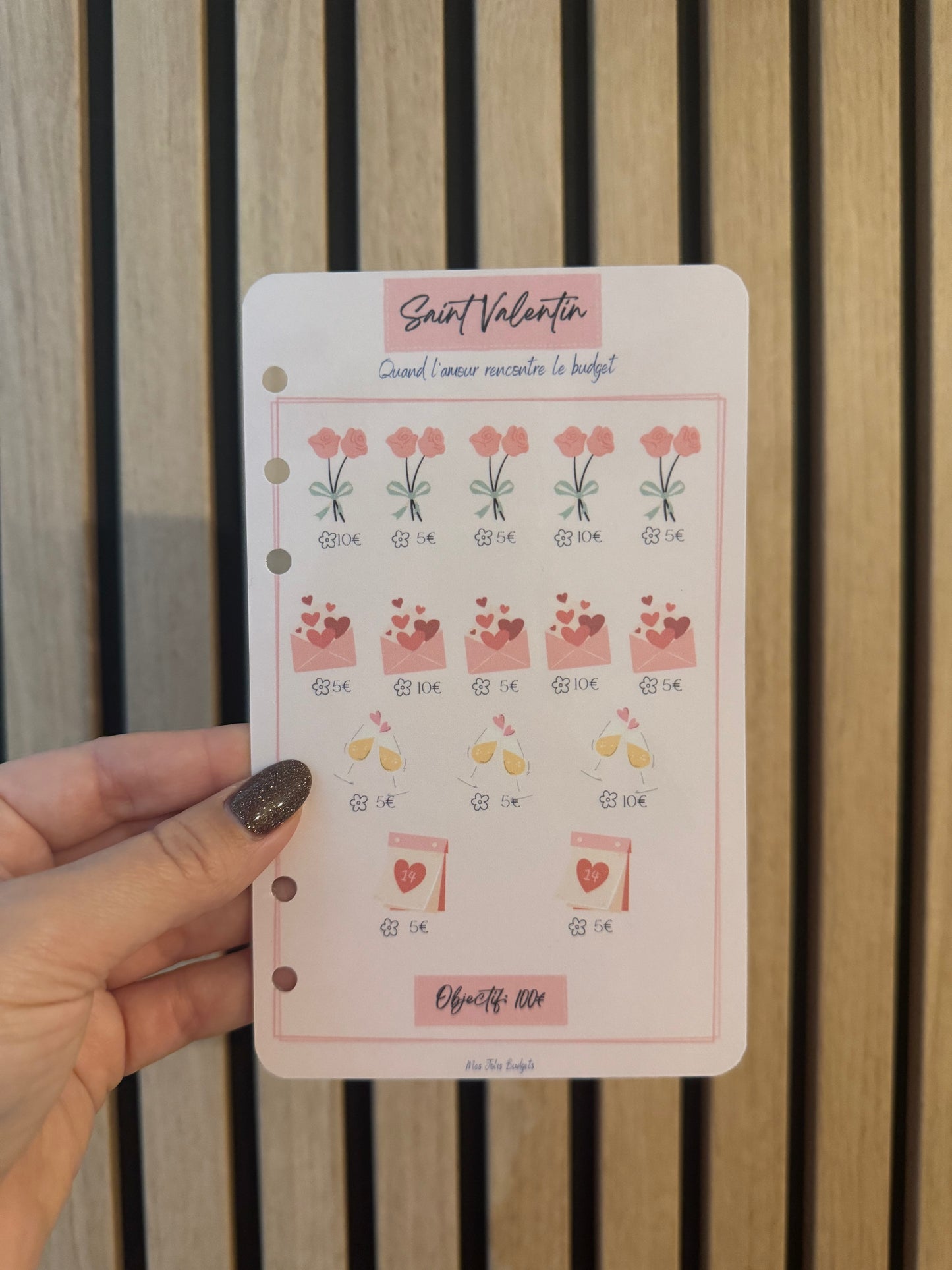 Trackers Défis Perforés Spécial Épargne 🌸