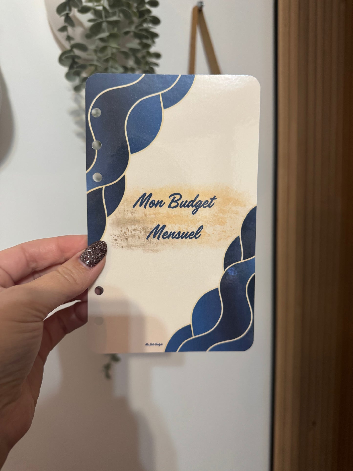 Page de Garde A6 « Couverture » - Bleu & douceur